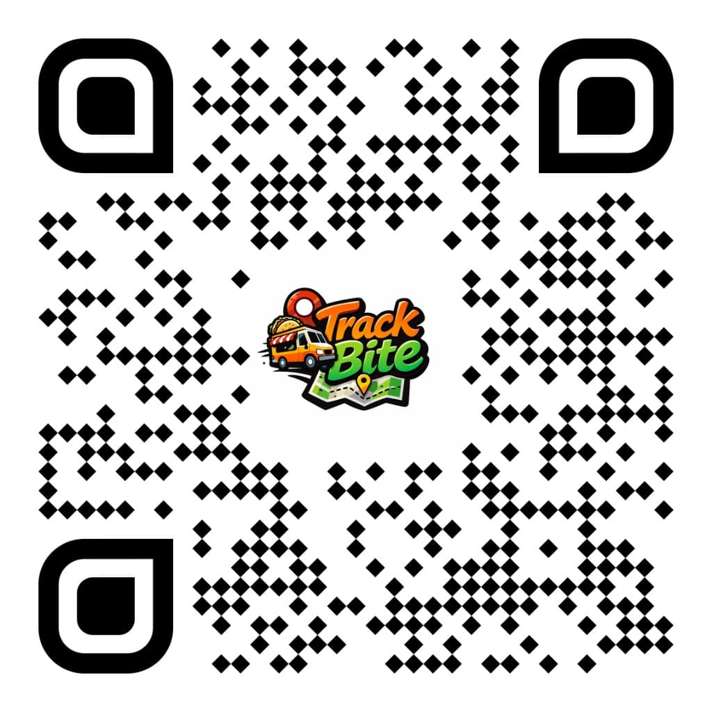 QR code to download TrackBite from the App Store